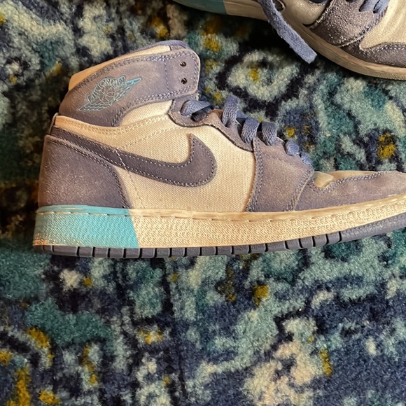 Air Jordan 1 high in purple and blue - Picture 3 of 10